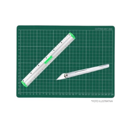 COMBO CORTE - TABLA 23X19 - REGLA - CUTTER
