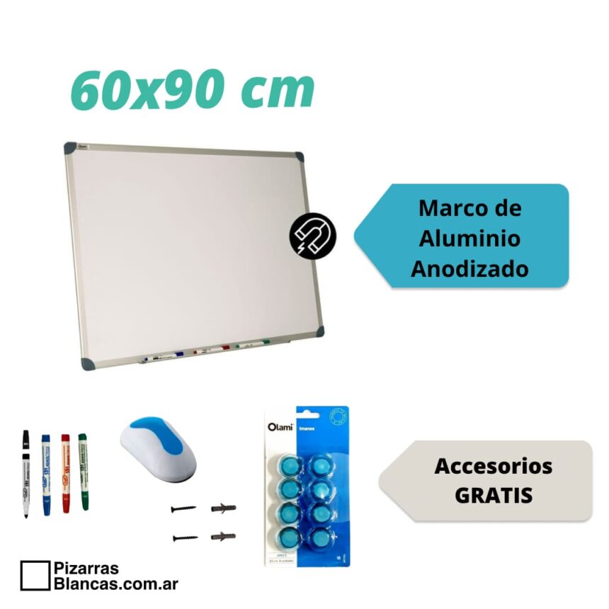 Pizarra Magnética Con Rotulador Y Juego De Iman, Borrable Pizarra 