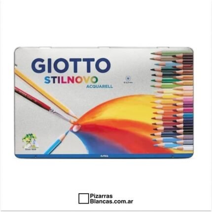 Lapices de Colores Giotto Supermina 3.8mm x24 lata - Librería PB-Pizarras  Blancas en Mendoza