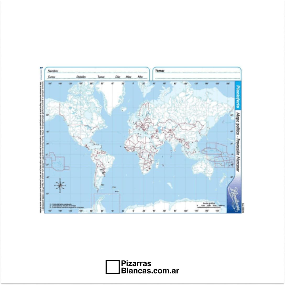 Detalle Imagen Imagenes De Mapa Planisferio Con Rayas