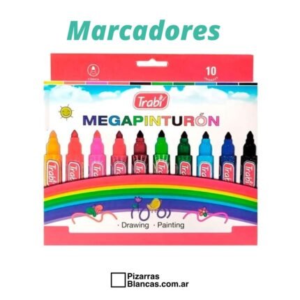 Marcador TRABI MegaPinturon x10 - Surtido