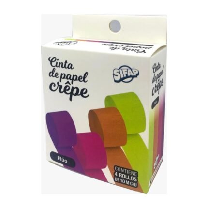 CINTAS DE PAPEL SIFAP CREPE CLASICO FLUO
