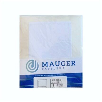 ETIQUETA MANUAL MAUGER M3040 103X75 MM PACK X25