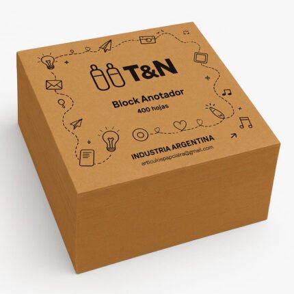 TACO NOTA TYN KRAFT 90X90 400H (SIN AUTOADHESIVO)