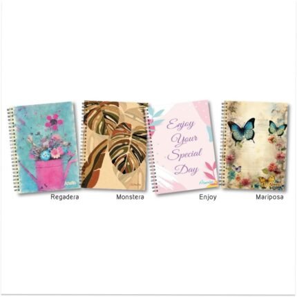 AGENDA ARWEN SEMANAL N°8 15X21 (A5) ESPIRALADA BEAUTY