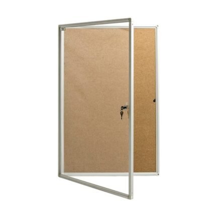 VITRINA DE CORCHO CON PUERTA 90 X 90 CM