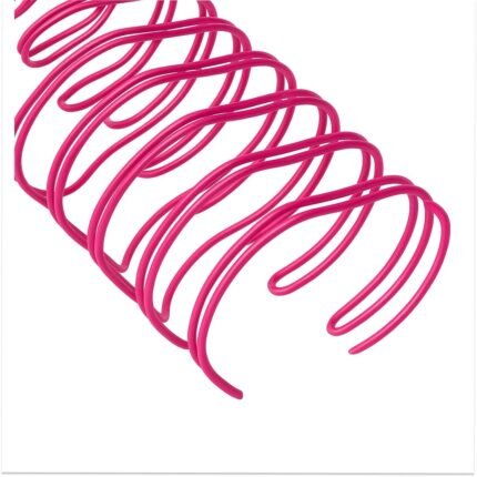 ESPIRAL A4 DOBLE ALAMBRE 2:1 1/2 ROSA PAQUETE CERRADO X20