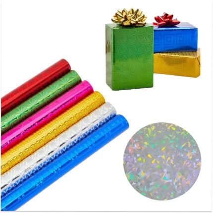 PAPEL DE REGALO HOLOGRAFICO 70X100 COLORES SURTIDOS XU