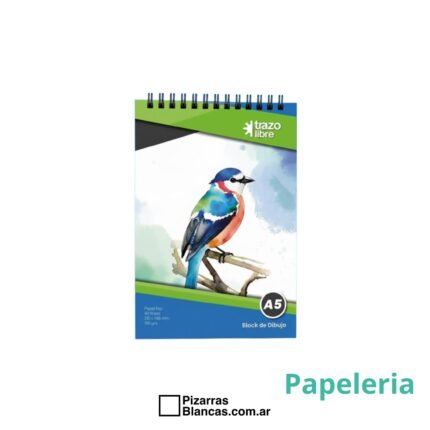 BLOCK ESPIRAL TRAZO A5 PARA BOCETO - 150G 40 HOJAS LISO