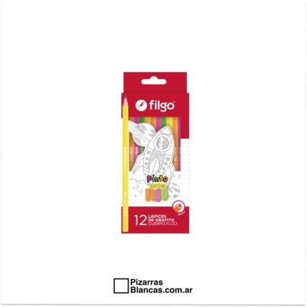 LAPIZ DE GRAFITO FILGO PINTO FLUO - x Unidad