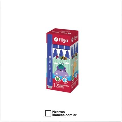 MARCADOR AL AGUA FILGO PINTO JUMBO - AZUL PUNTA CÓNICA xUnidad