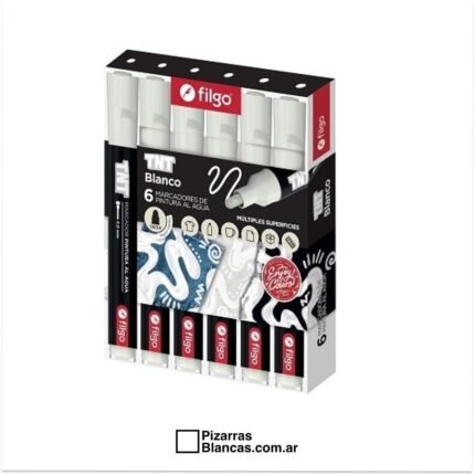 MARCADOR FILGO TNT – 3.0MM – Blanco