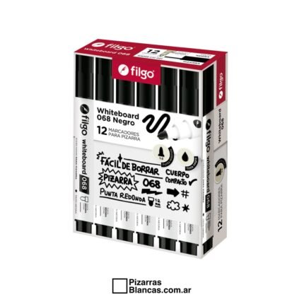 MARCADOR PARA PIZARRA FILGO 068 - NEGRO x Unidad