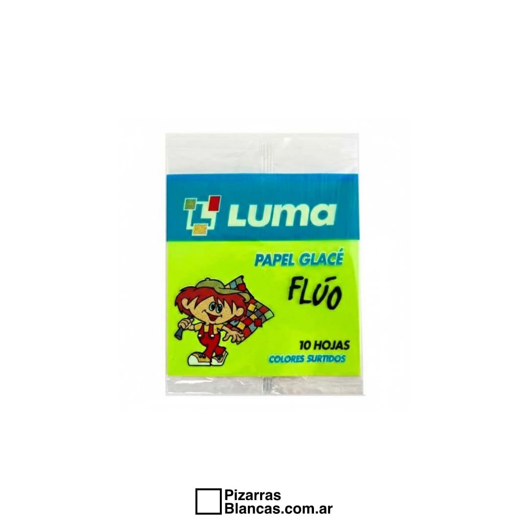PAPEL GLASE LUMA FLUO 10X10 SOBRE X10 (1)