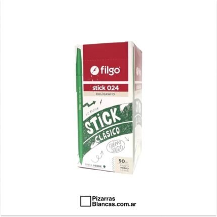 LAPICERA BOLIGRAFO FILGO STICK - 024 1MM VERDE xUnidad