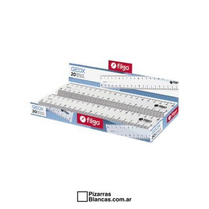 REGLA FILGO GEOX - 20 CM CRISTAL
