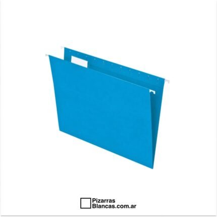 CARPETA COLGANTE PLASTICA PP OFICIO COLOR AZUL