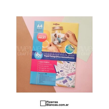 PAPEL FOTOGRAFICO IBI A4 120G X50H