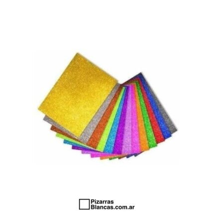 CARTULINA GLITTER 50X35 VERDE OSCURO IRIDISCENTE
