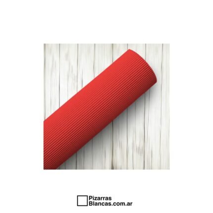 CARTON MICROCORRUGADO LISO 40X60 CM ROJO