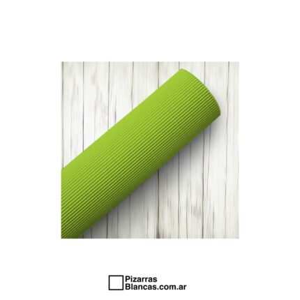CARTON MICROCORRUGADO VERDE CLARO
