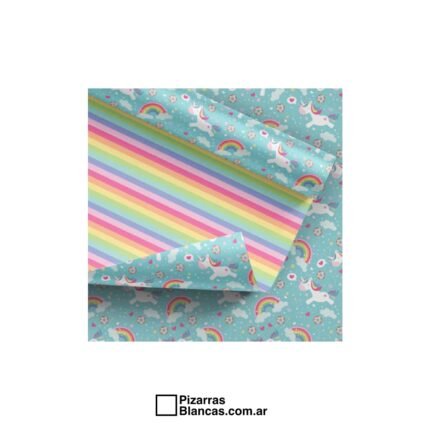 CARTULINA DECORATIVA ENTRETENIDA FANTASIA CARPEL DOBLE FAZ 50X70 - UNICORNIO