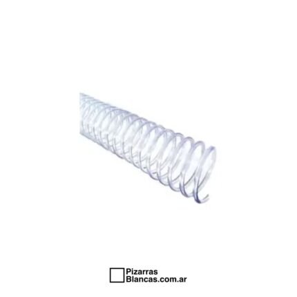 ESPIRAL ENCUADERNACION PLASTICO OF 33 MM TRANSPARENTE X 20 UNIDADES