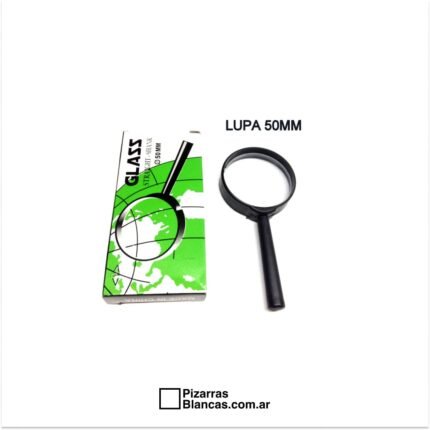 LUPA GLASS 50MM DIAMETRO ARO PLASTICO