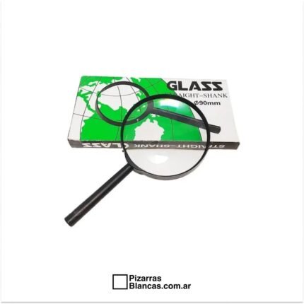 LUPA GLASS 90MM DIAMETRO ARO PLASTICO