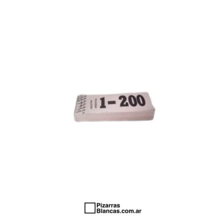 NUMEROS DE GUARDARROPA - RIFA - SORTEO DEL 1 AL 200