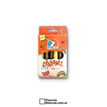 CRAYONES DE CERA EZCO JUMBO X6