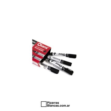 MARCADOR OLAMI PERMANENTE NEGRO BISELADO