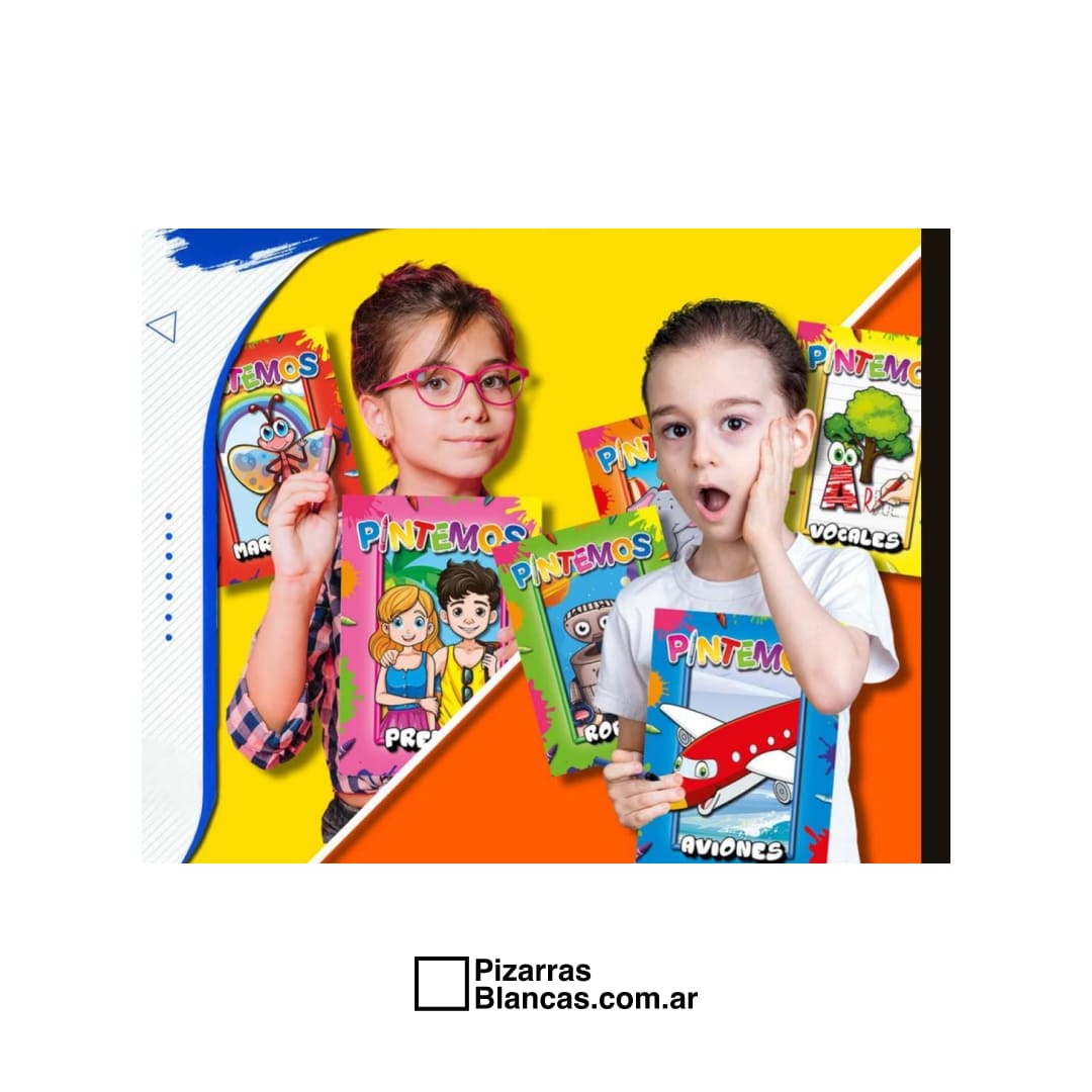 COLECCION DE LIBROS PARA COLOREAR – TRAZO KIDS – 16 PAG. 20X28 CM