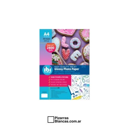 PAPEL FOTOGRAFICO A4 120GRS X 20HJS AUTOADHESIVO