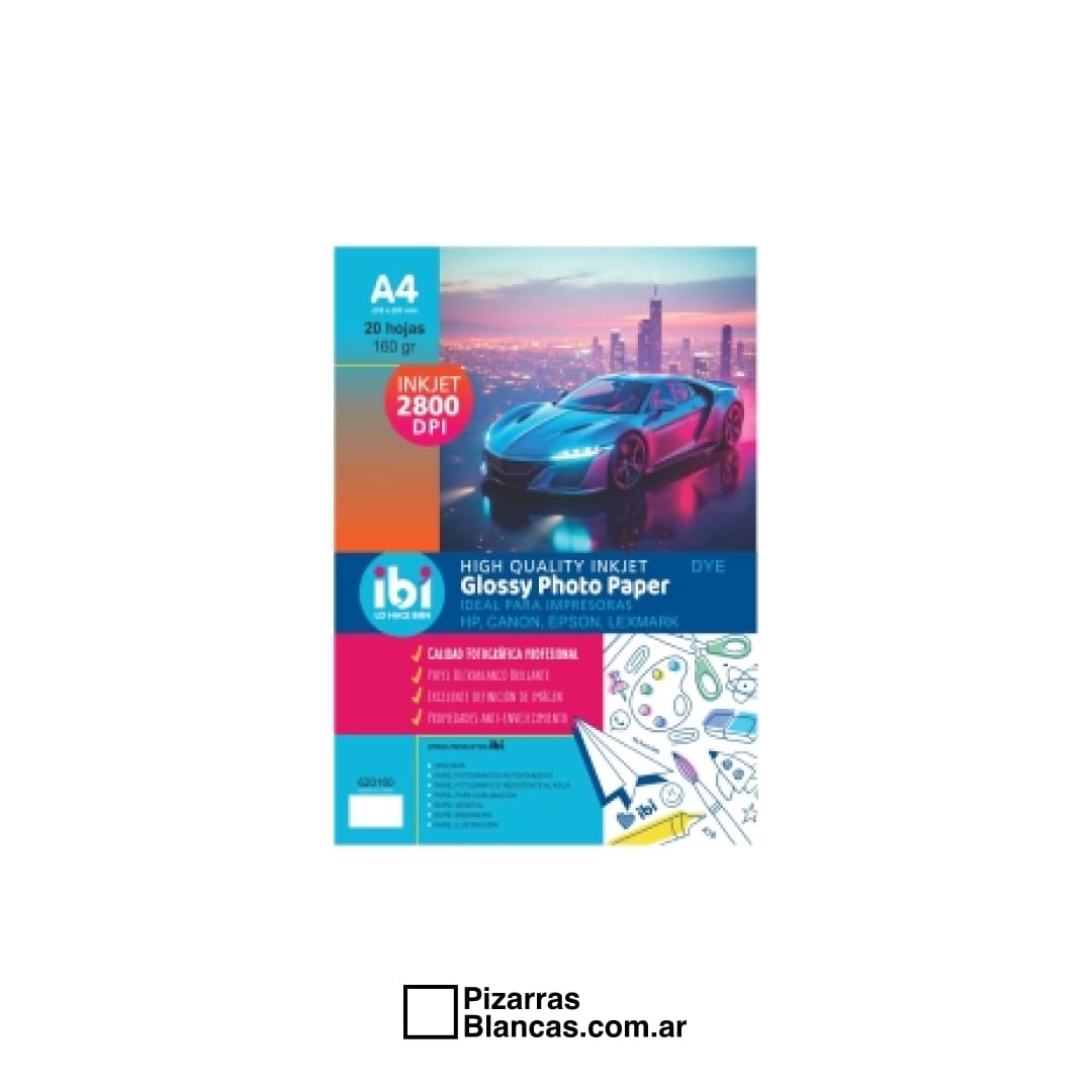 PAPEL FOTOGRAFICO A4 160GRS X 20HJS