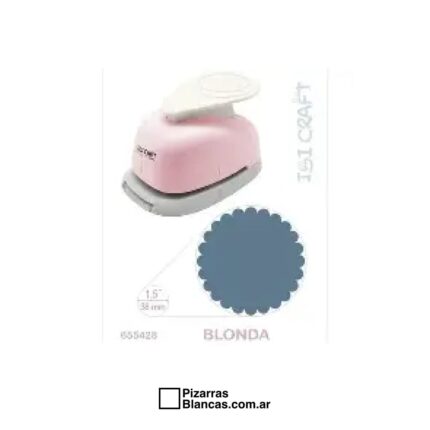 PERFORADORA ARTISTICA P GOMA EVA 38MM 1.5" BLONDA